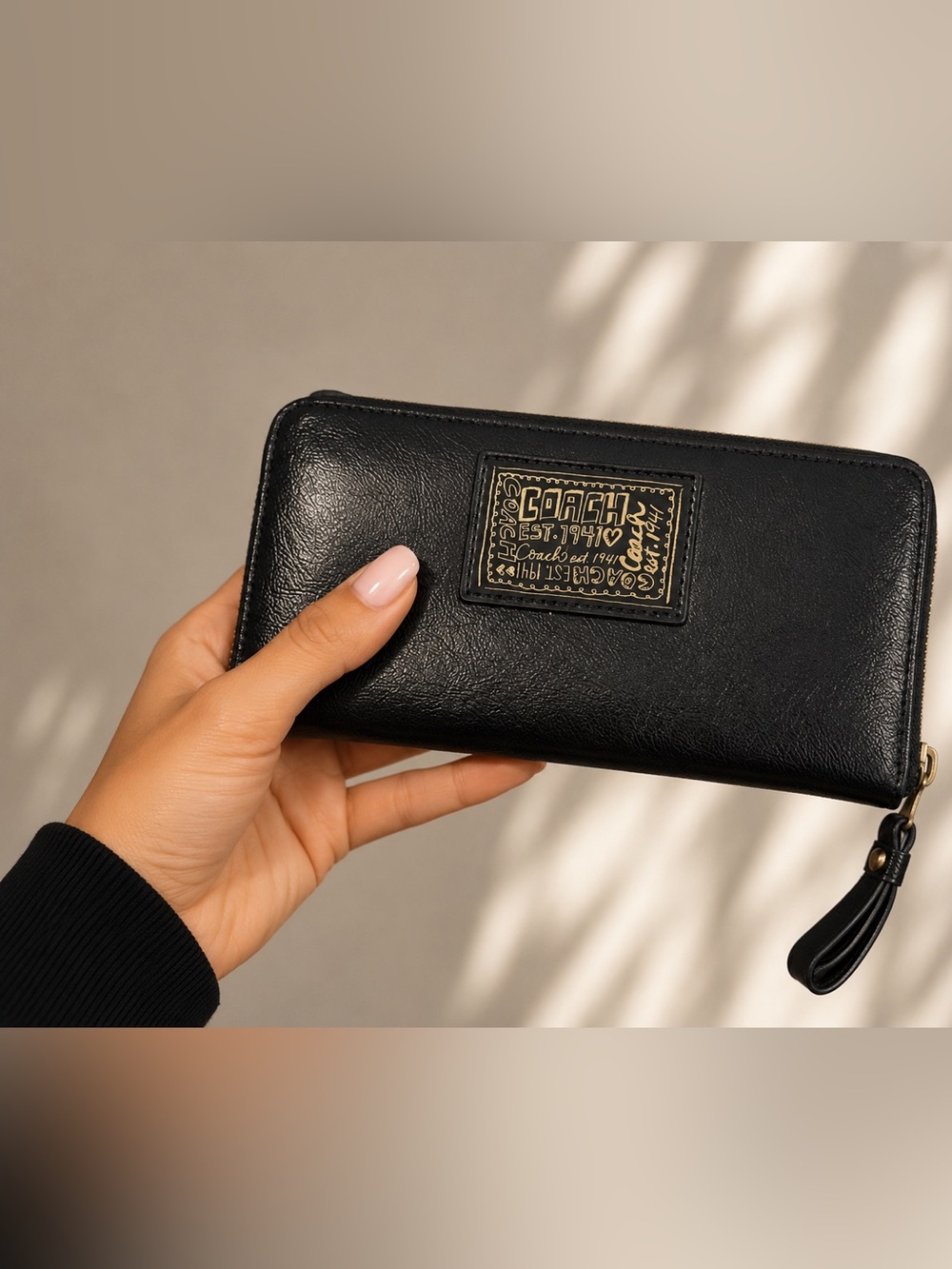 Coach Poppy Zip Around Wallet